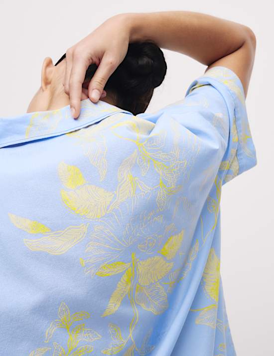 Pure Cotton Printed Pyjama Top