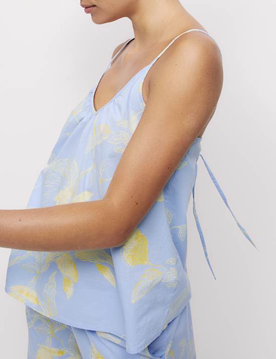 Pure Cotton Printed Cami Top