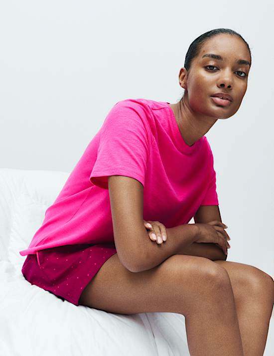 2pk Cotton Rich Pyjama Tops