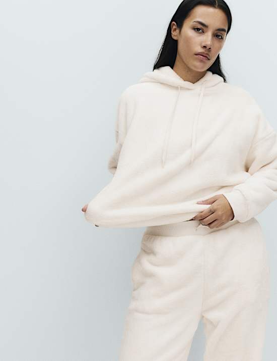 Fur Fleece Lounge Hoodie