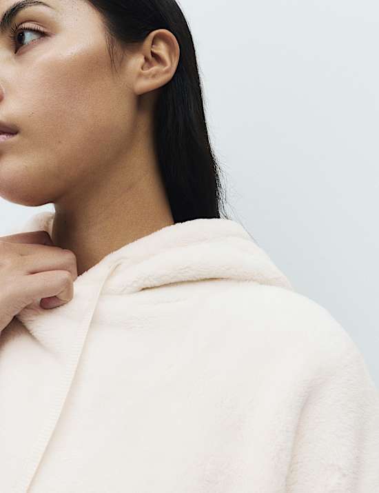 Fur Fleece Lounge Hoodie