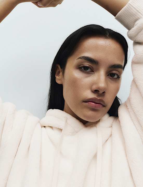 Fur Fleece Lounge Hoodie