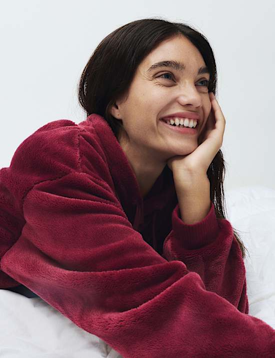 Fur Fleece Lounge Hoodie