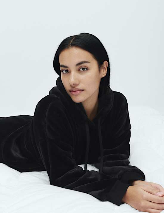 Fur Fleece Lounge Hoodie