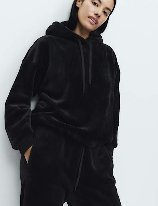 Fur Fleece Lounge Hoodie