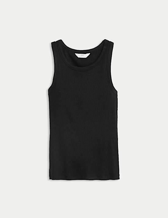 Cotton Modal Ribbed Cami Pyjama Top