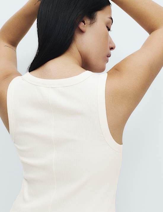 Cotton Modal Ribbed Vest