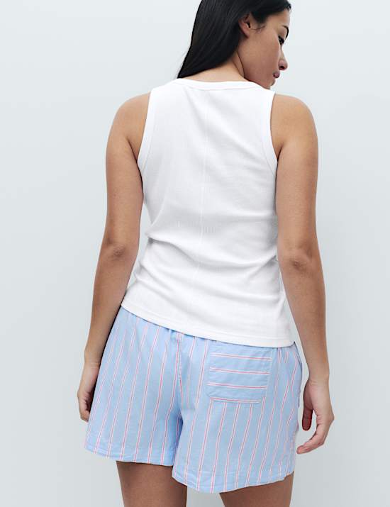 Cotton Modal Ribbed Vest