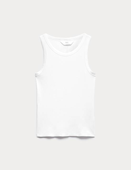 Cotton Modal Ribbed Vest