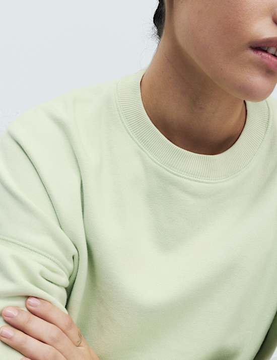 Bluza z miękkim spodem z przewagą bawełny