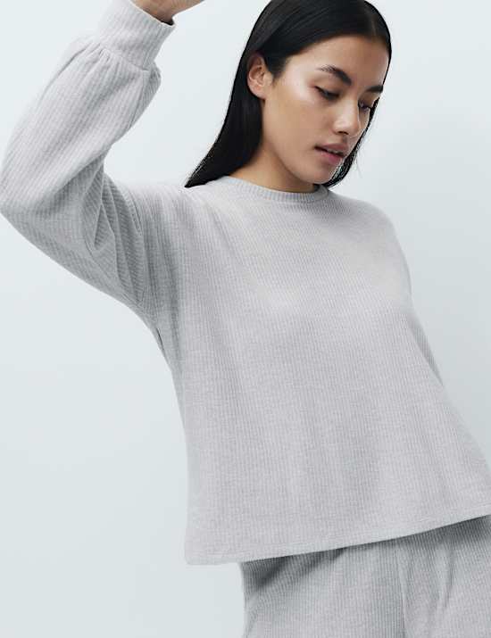 Cosy Knit Rib Lounge Top