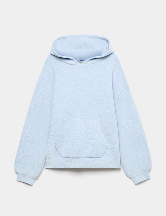 Cosy Boucl&eacute; Knit Hoodie