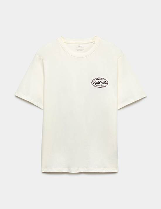 Pure Cotton Embroidered Slogan Pyjama Top