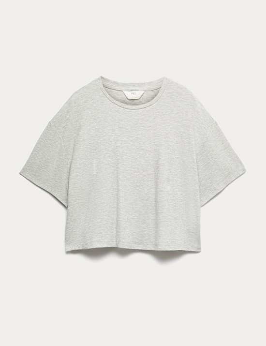Modal Rich Ribbed Pyjama Top