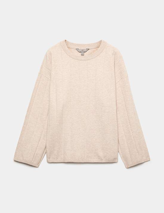 Knitted Long Sleeve Pyjama Top