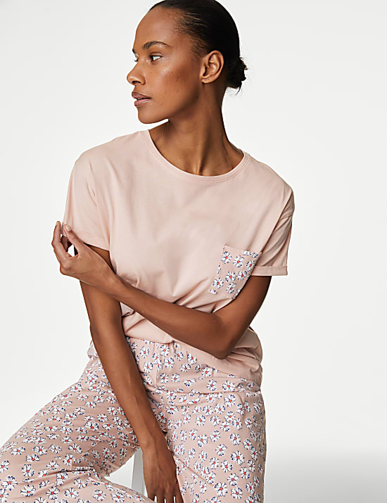 Pure Cotton Printed Pyjama Set