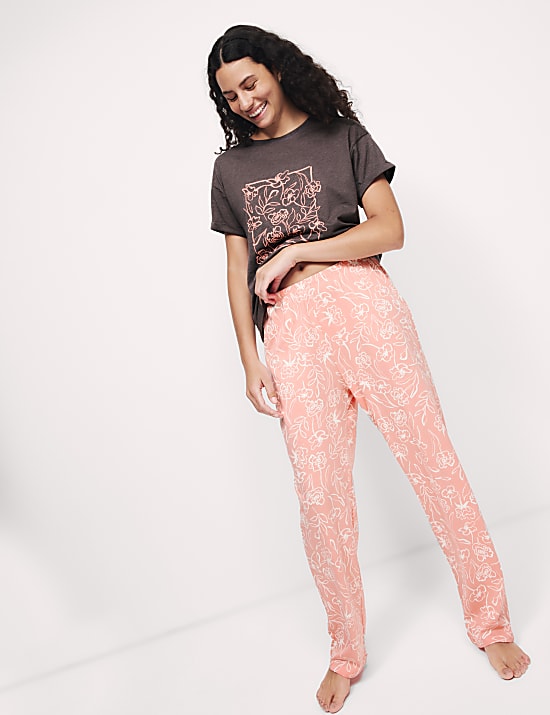 Cotton Rich Printed Pyjama Set