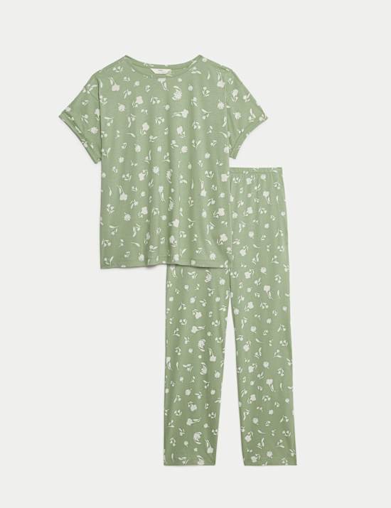 Pure Cotton Printed Pyjama Set