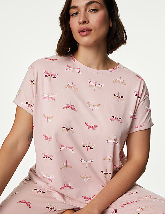 Pure Cotton Printed Pyjama Set