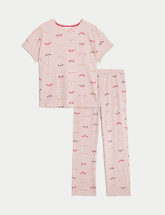 Pure Cotton Printed Pyjama Set