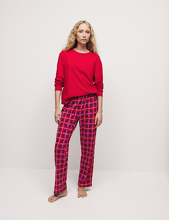 Pyjama en coton à imprimé