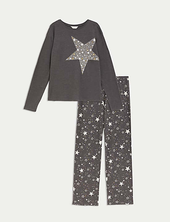 Cotton Rich Print Pyjama Set