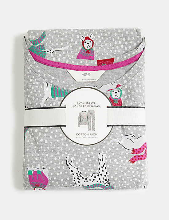 Cotton Rich Print Pyjama Set