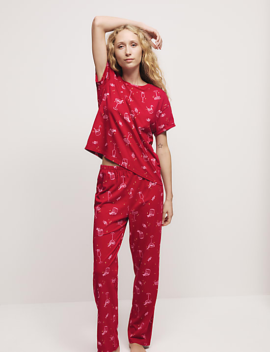 Pure Cotton Print Pyjama Set