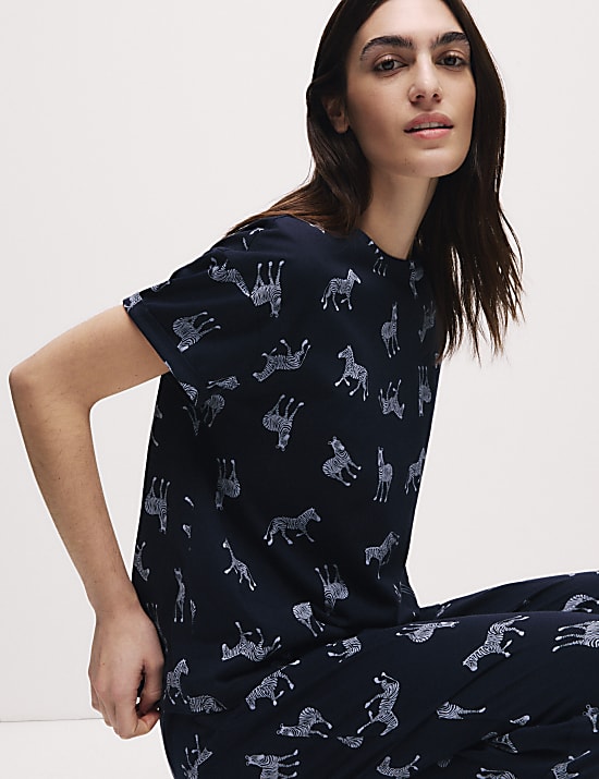 Pure Cotton Print Pyjama Set