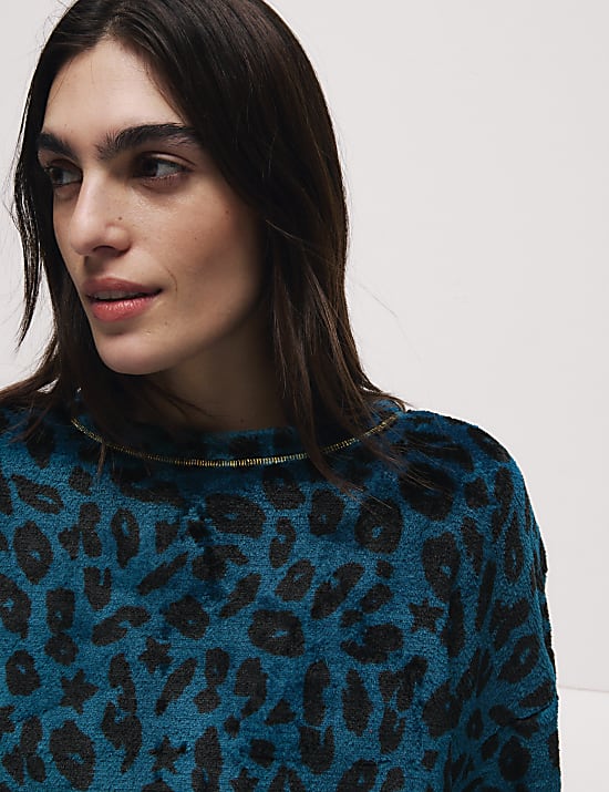 Fleece pyjama met print