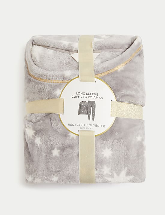 Σετ φλις εμπριμέ πιτζάμες