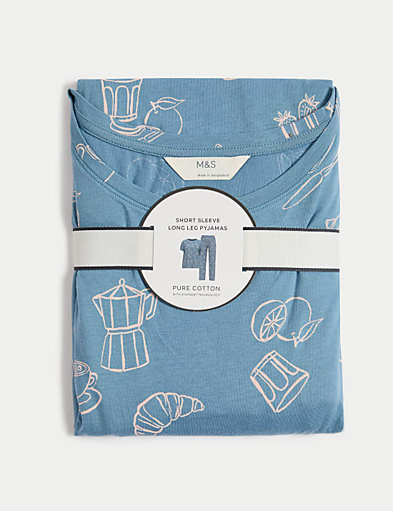 Pure Cotton Printed Pyjama Set