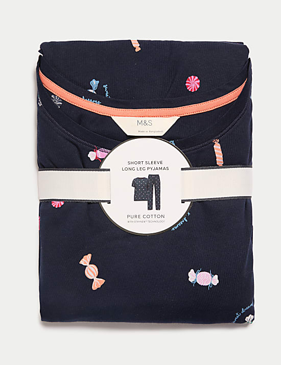 Pure Cotton Printed Pyjama Set