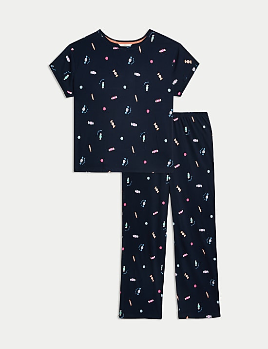 Pure Cotton Printed Pyjama Set