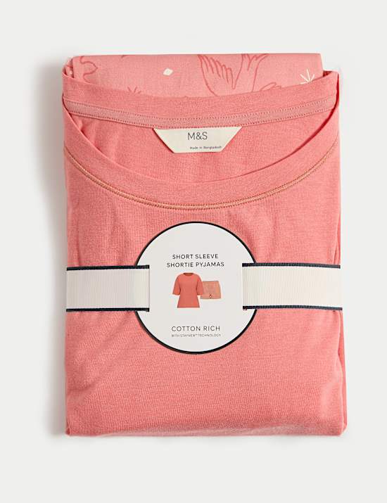 Ensemble shorty en coton avec imprimé