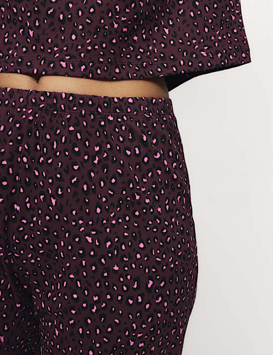 Cotton Rich Printed Pyjama Set