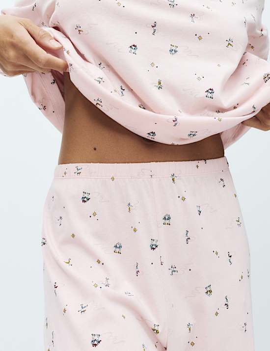 Pure Cotton Printed Pyjama Set
