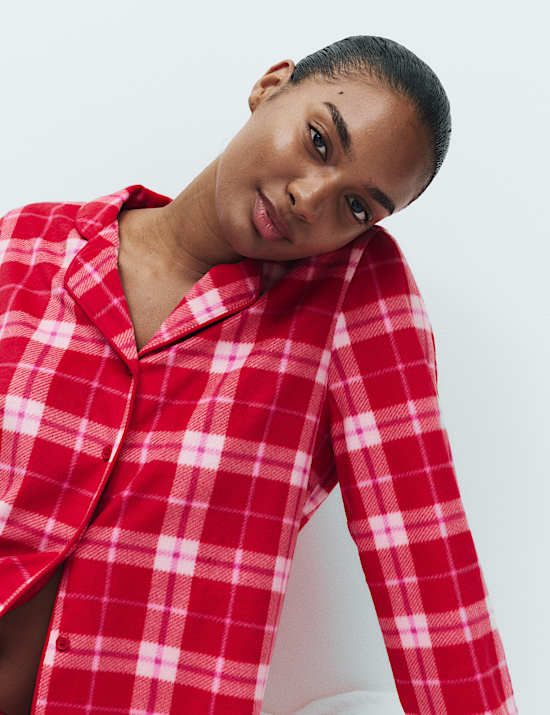 Printed Fleece Pyjama Set