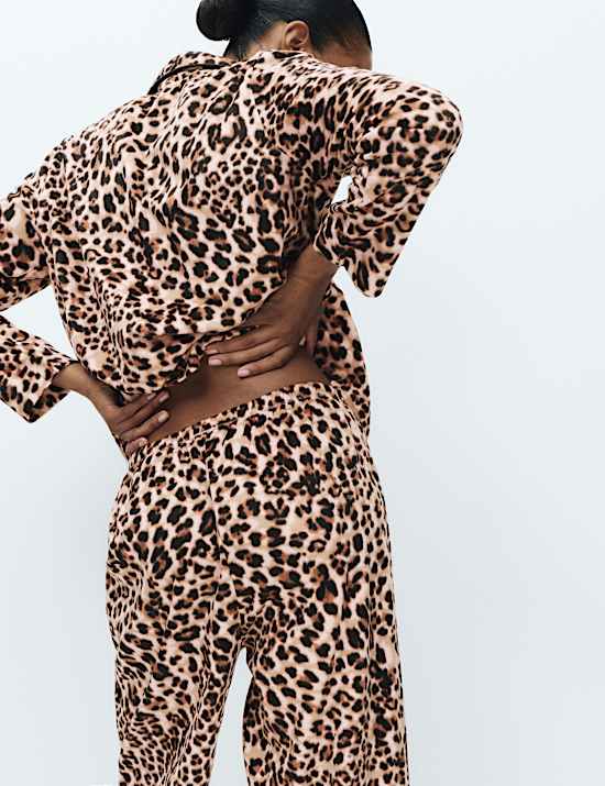 Pijama polar estampado