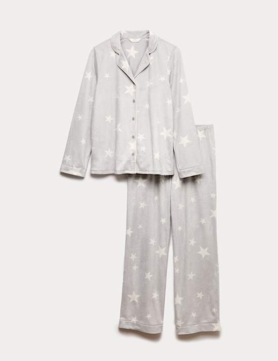 Pijama polar estampado