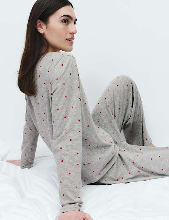 Pure Cotton Printed Pyjama Set