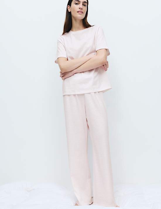 Ensemble pyjama 100 % coton avec imprim&eacute;