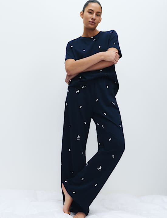 Pure Cotton Printed Pyjama Set