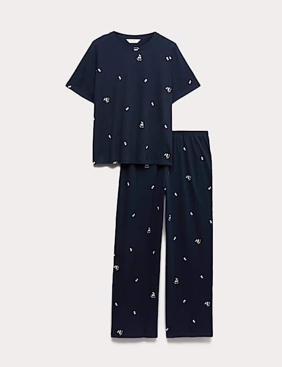 Pure Cotton Printed Pyjama Set