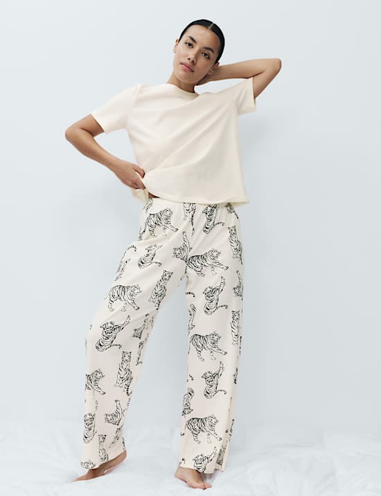 Pure Cotton Printed Pyjama Set