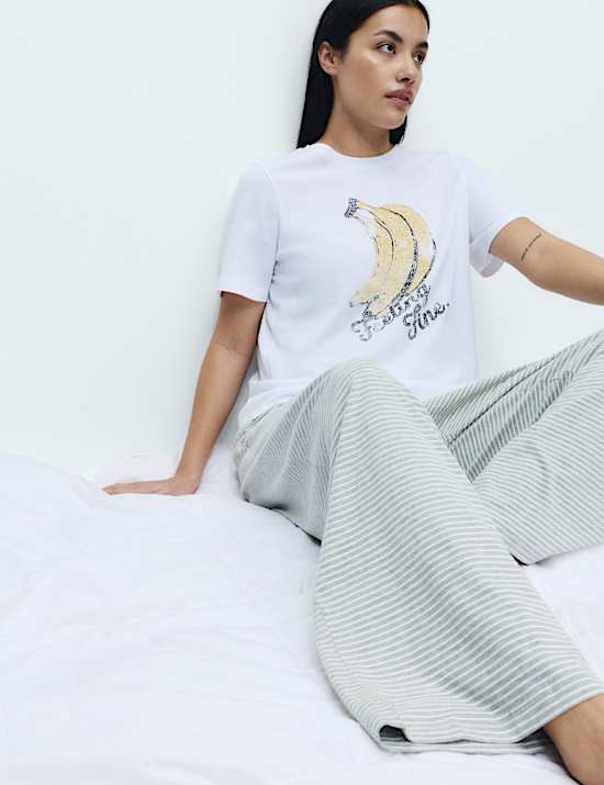 Pure Cotton Printed Pyjama Set