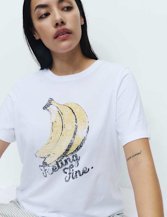 Pure Cotton Printed Pyjama Set