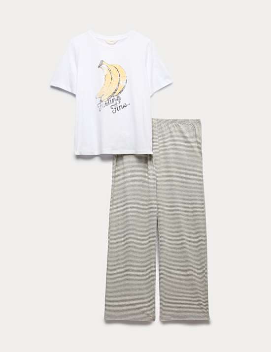 Pure Cotton Printed Pyjama Set