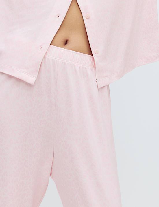 Soft Touch Printed Revere Pyjama Set
