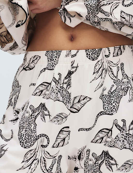 Soft Touch Printed Revere Pyjama Set